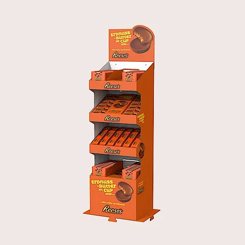 Snack displays for chocolate