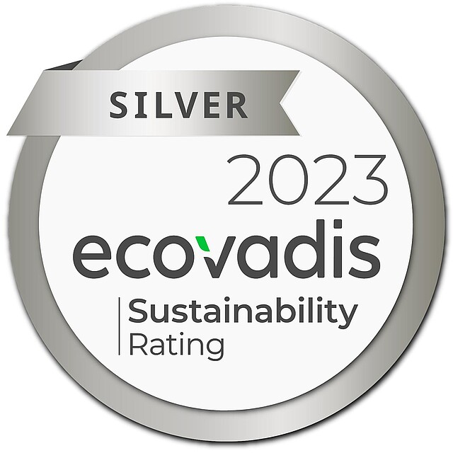 Logo vom EcoVadis-Ranking 2023