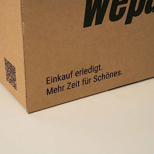 Verpackung Wepack digitale Codes