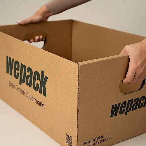 Verpackung Wepack digitale Codes