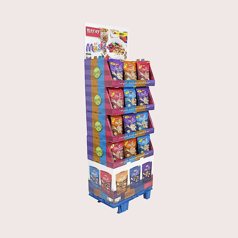 Prodejní displeje na slané snacky