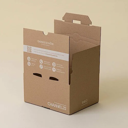 Secure packaging with internal printing