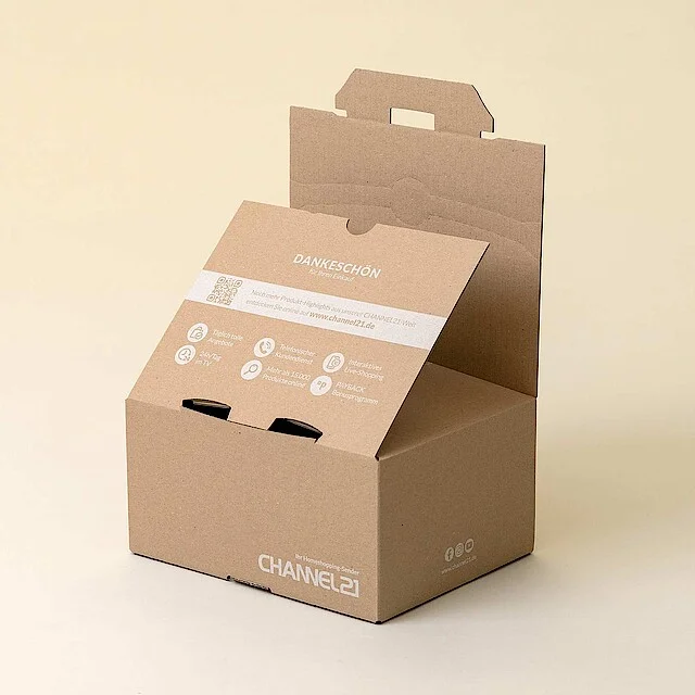 E-Commerce-Verpackung für CHANNEL21
