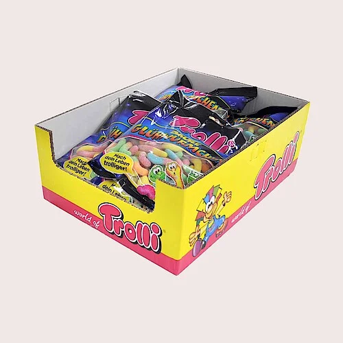 Snack packaging for fruit gums