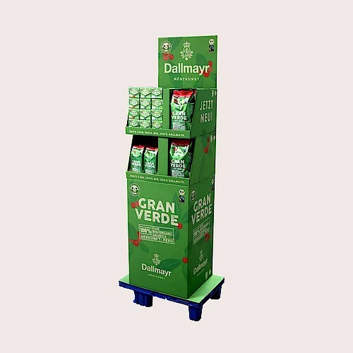 Displaysockel für Kaffee