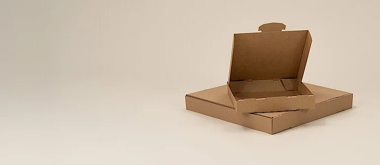 Pizzabox mit Verschluss und Sammelmarken
