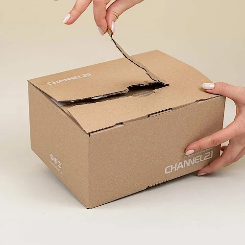 Opening the secure packaging
