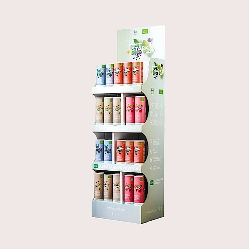Snack displays for muesli