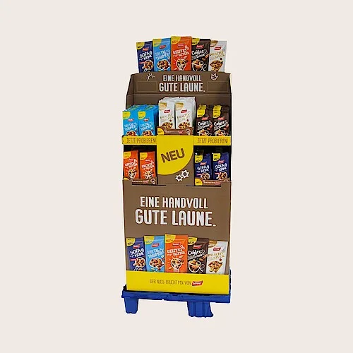 Verkaufsaufsteller für Snacks