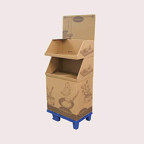 Displaysockel für Lebensmittel