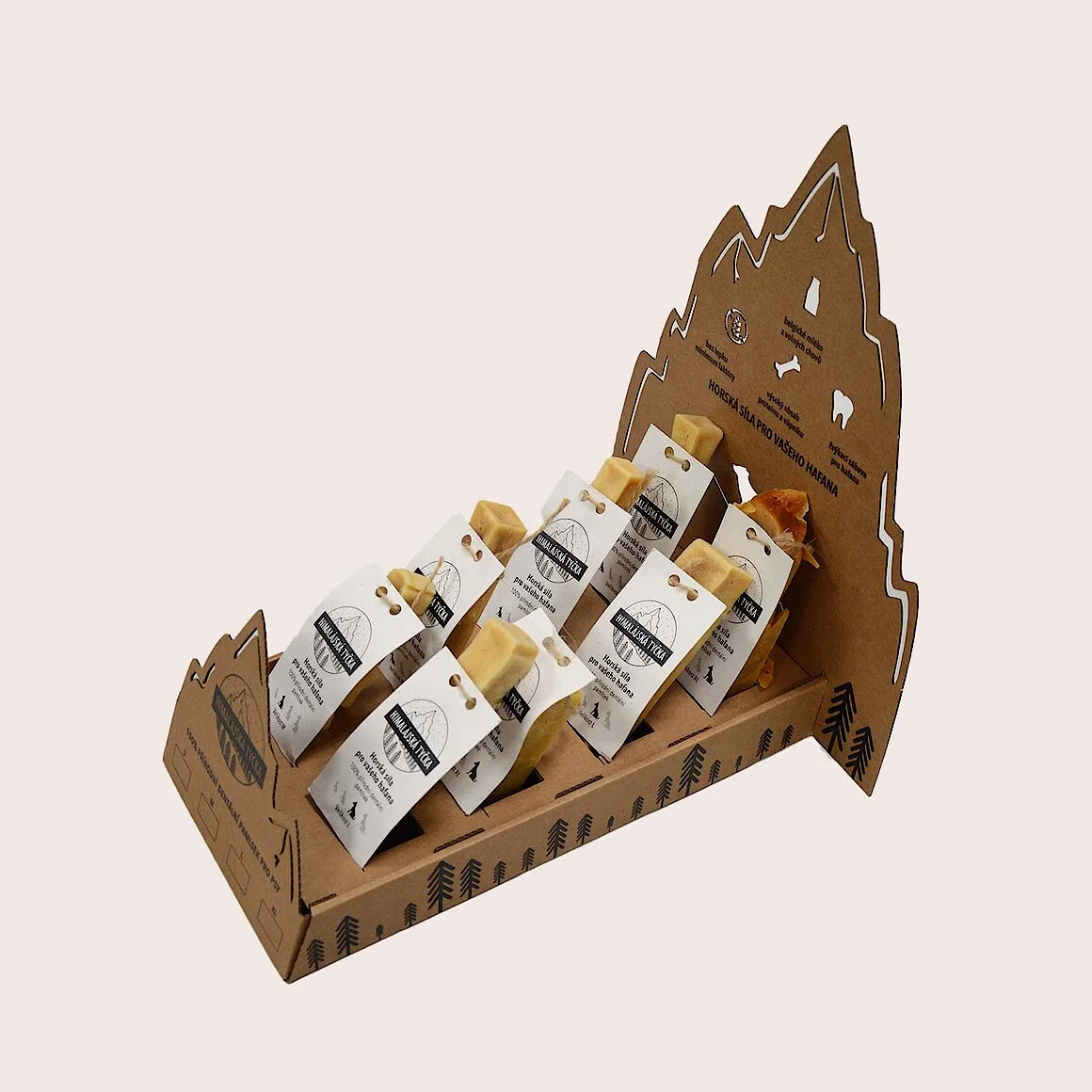 Thekenaufsteller für Tiernahrung