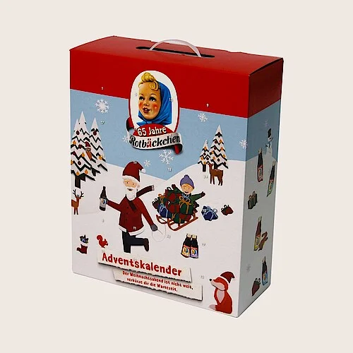 Adventní kalendář jako produktový obal