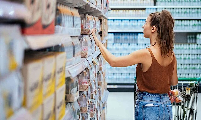 Emballages de boissons pour le commerce de détail