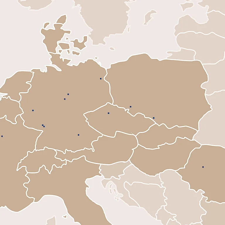 THIMM ist europaweit vertreten.