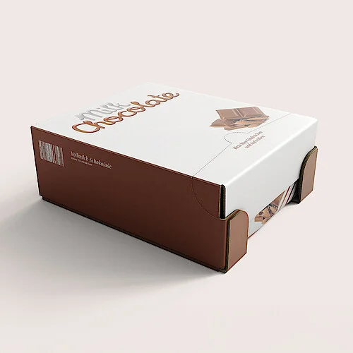 Snack packaging for chocolate
