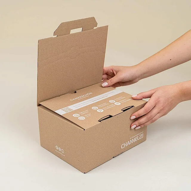Secure packaging with inner flaps