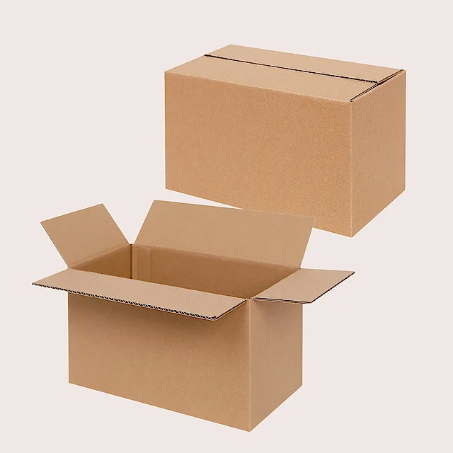 Folding cartons made of corrugated board in small standard sizes