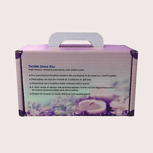 Shipping boxes for textiles