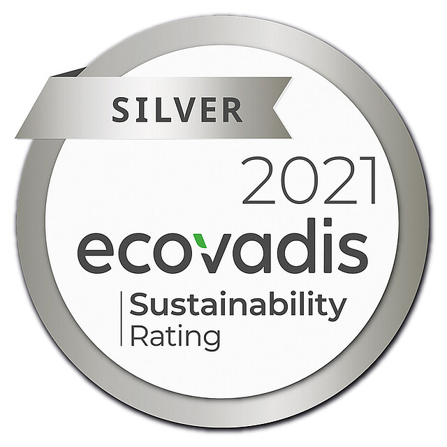 EcoVadis-Silbermedaille