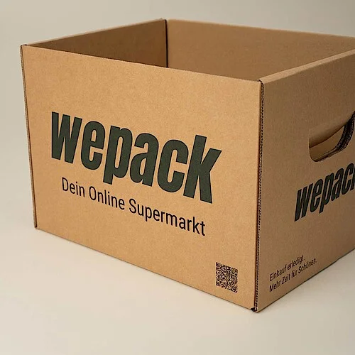 Verpackung Wepack digitale Codes