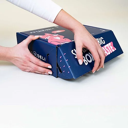 Sicherheitsverschluss Versandverpackung Tiernahrung