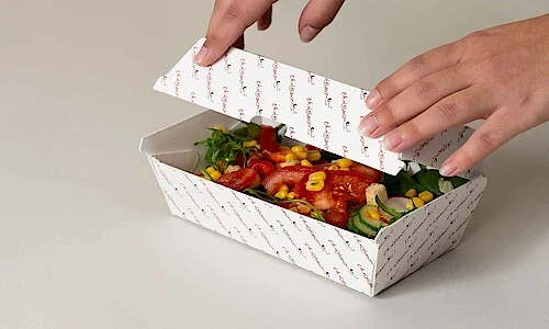 Burgerverpackung für Salat