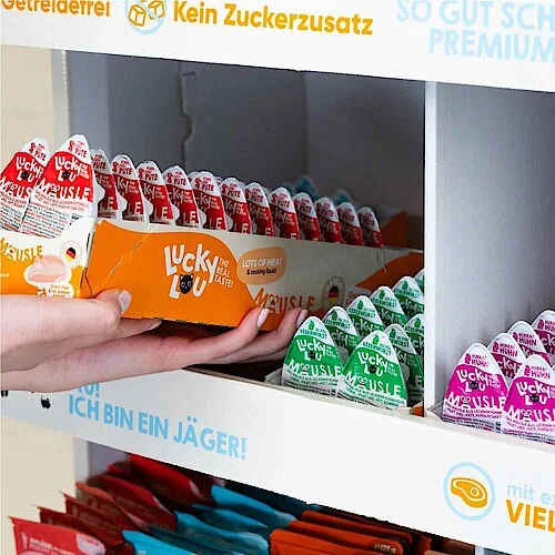 Trays für Katzenfutter für das Standarddisplay