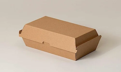 Umweltfreundliche Burgerverpackung