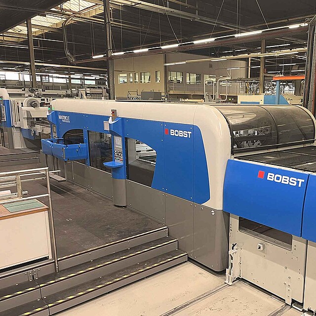 The new Mastercut from Bobst at the Castrop-Rauxel site