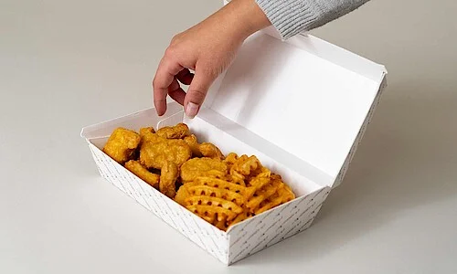 Burgerverpackung für Buggets und Pommes