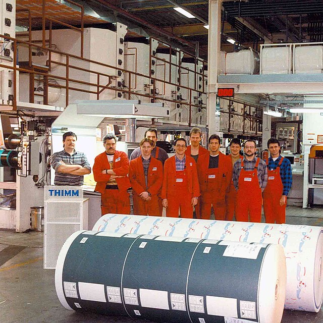 Tiskařské centrum THIMM v Northeimu v roce 1997