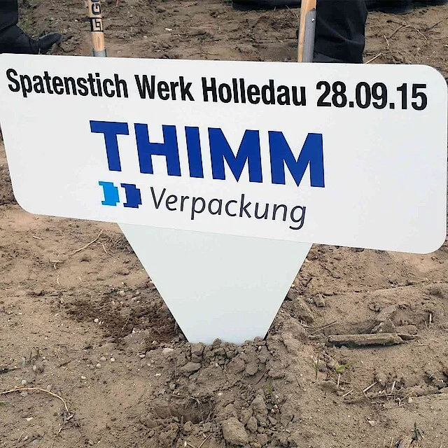 Ground-breaking ceremony Holledau plant