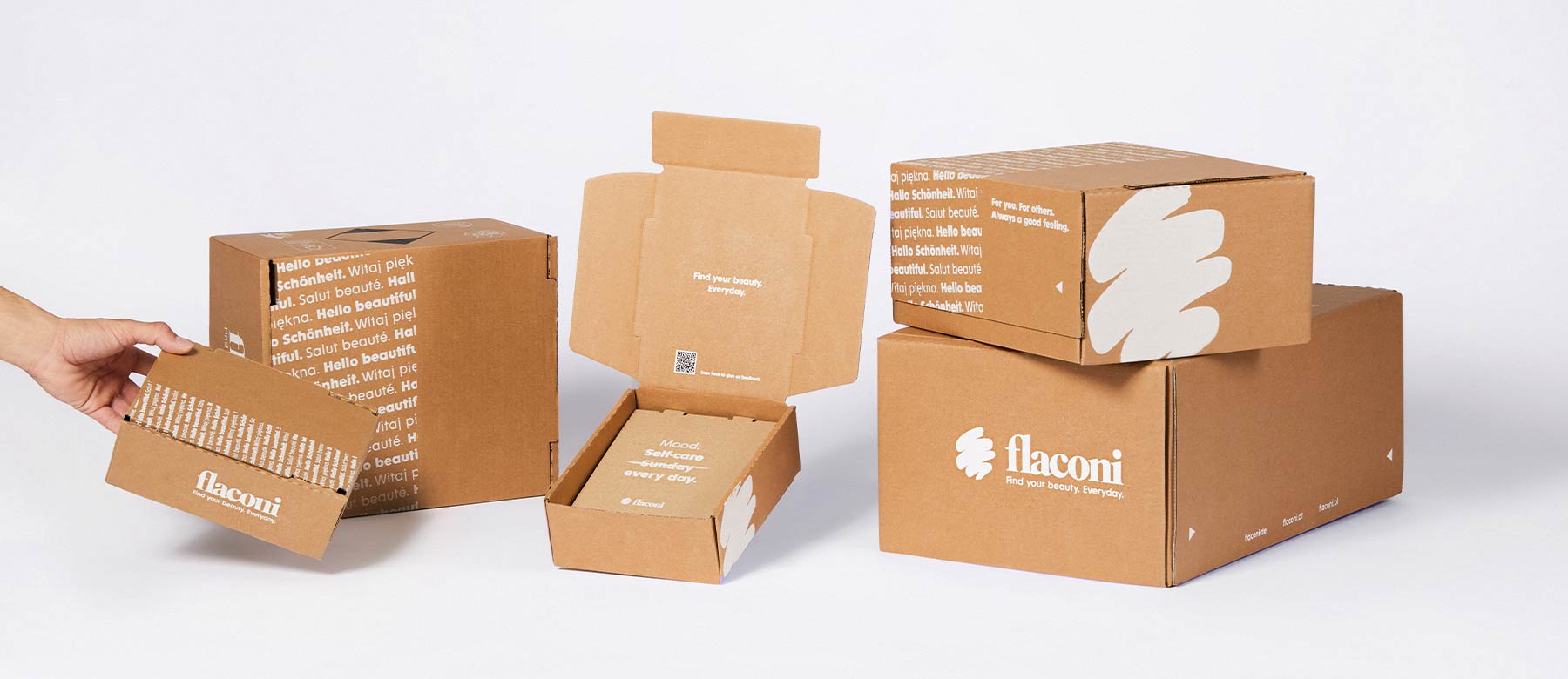 Boîte d'expédition e-commerce carton écologique fabriqué en France