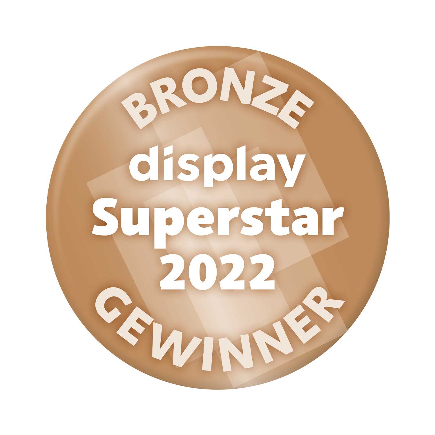 brązowa display Superstar Award 2022