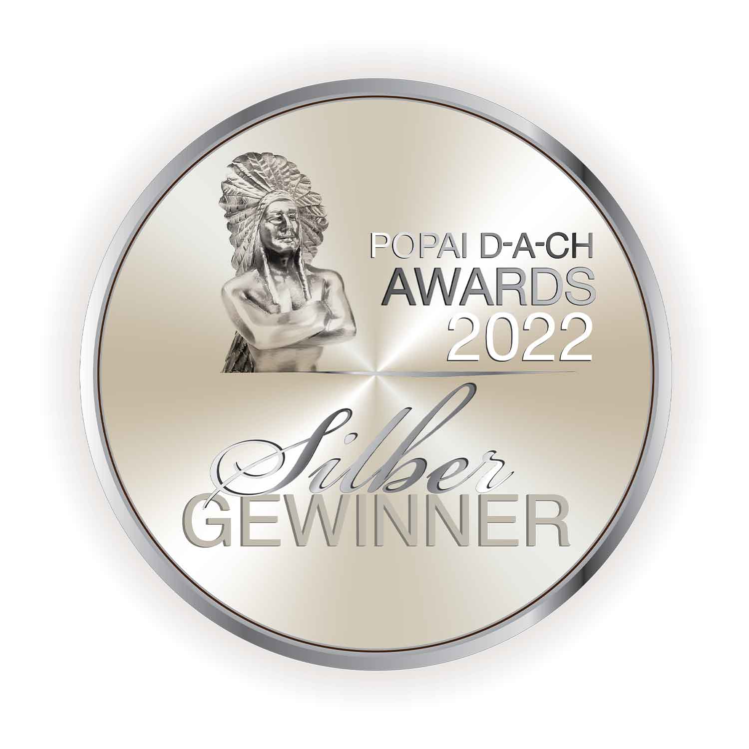 POPAI D-A-CH Award 2022, stříbro