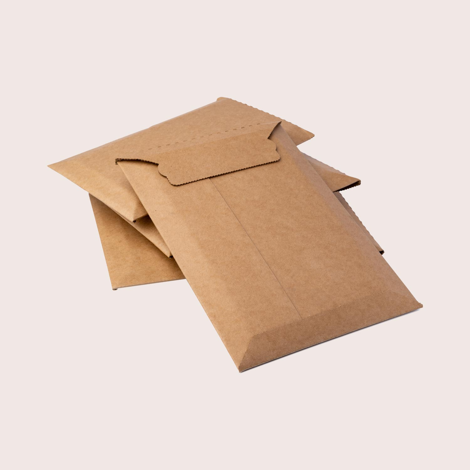Shipping bags made from corrugated cardboard