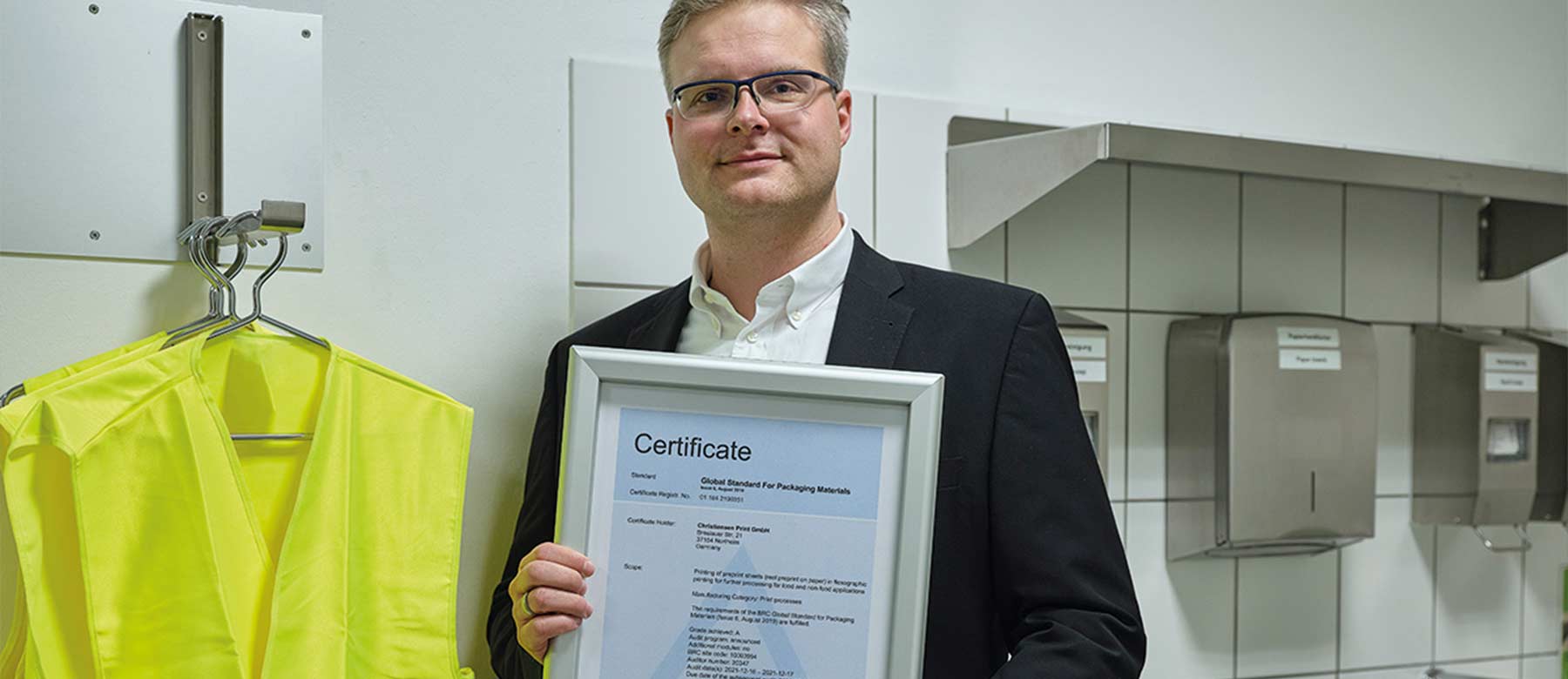 Certification BRCGS obtenue