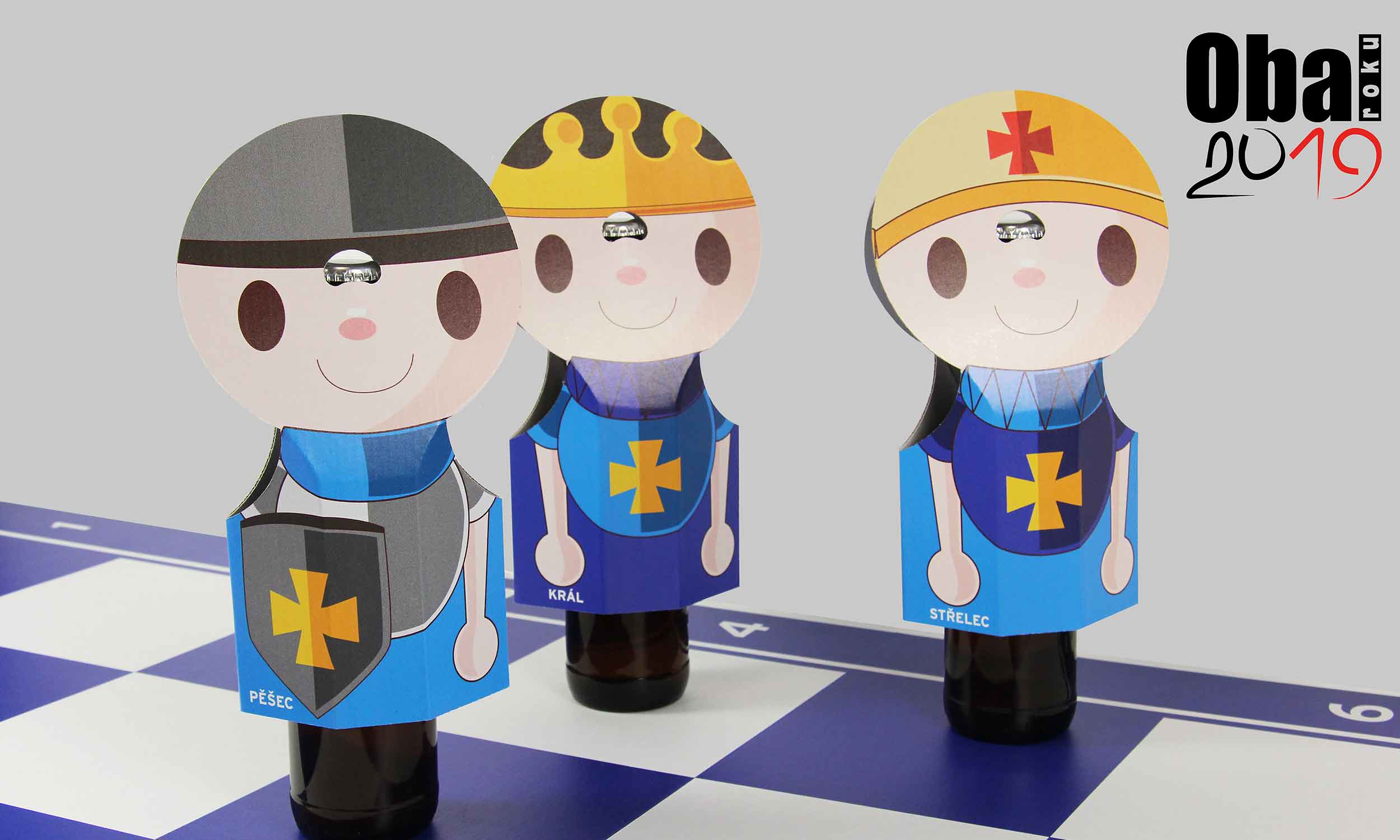 Innovative bottle packaging for the “Beer Chess” party game | THIMM