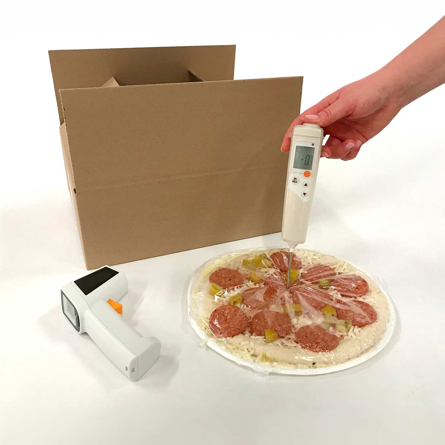 Practical test for food shipping
