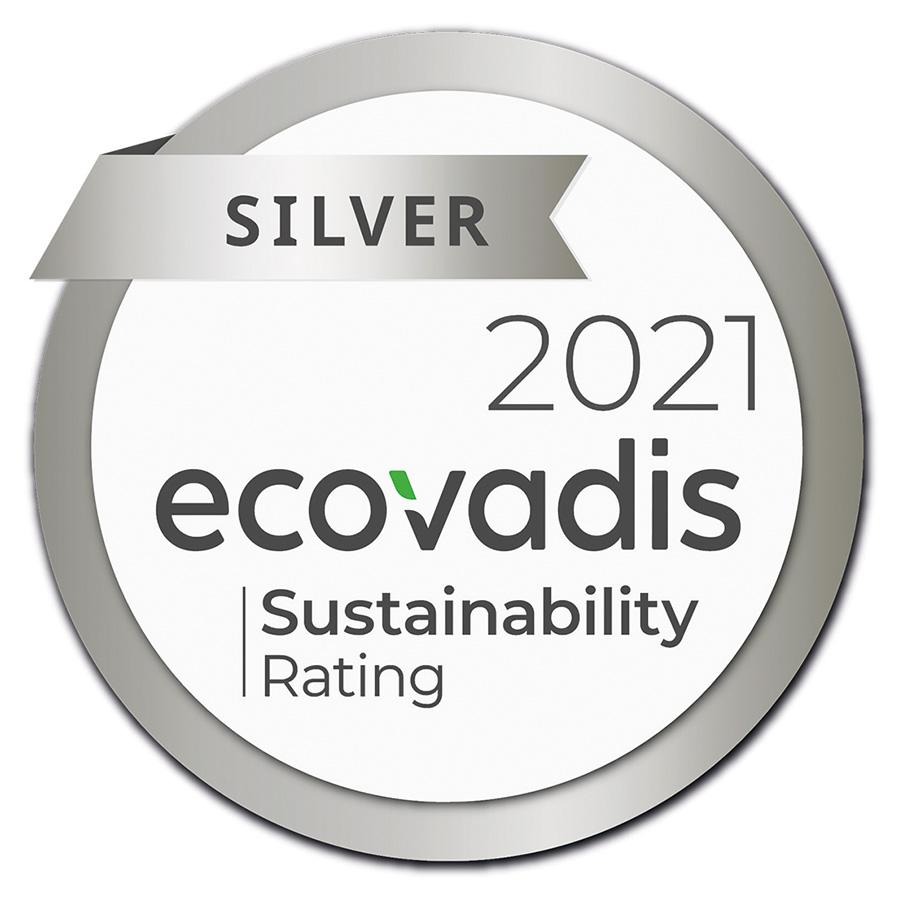 EcoVadis stříbrná medaile