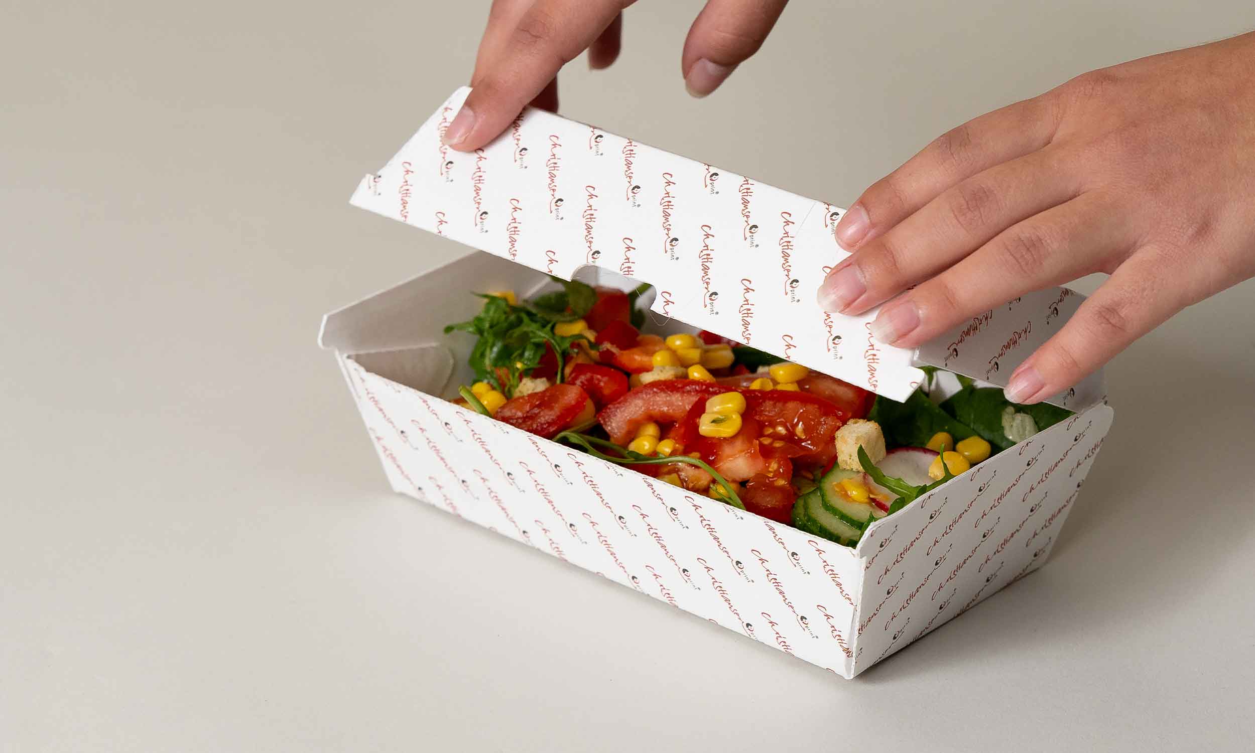 Burgerverpackung für Salat