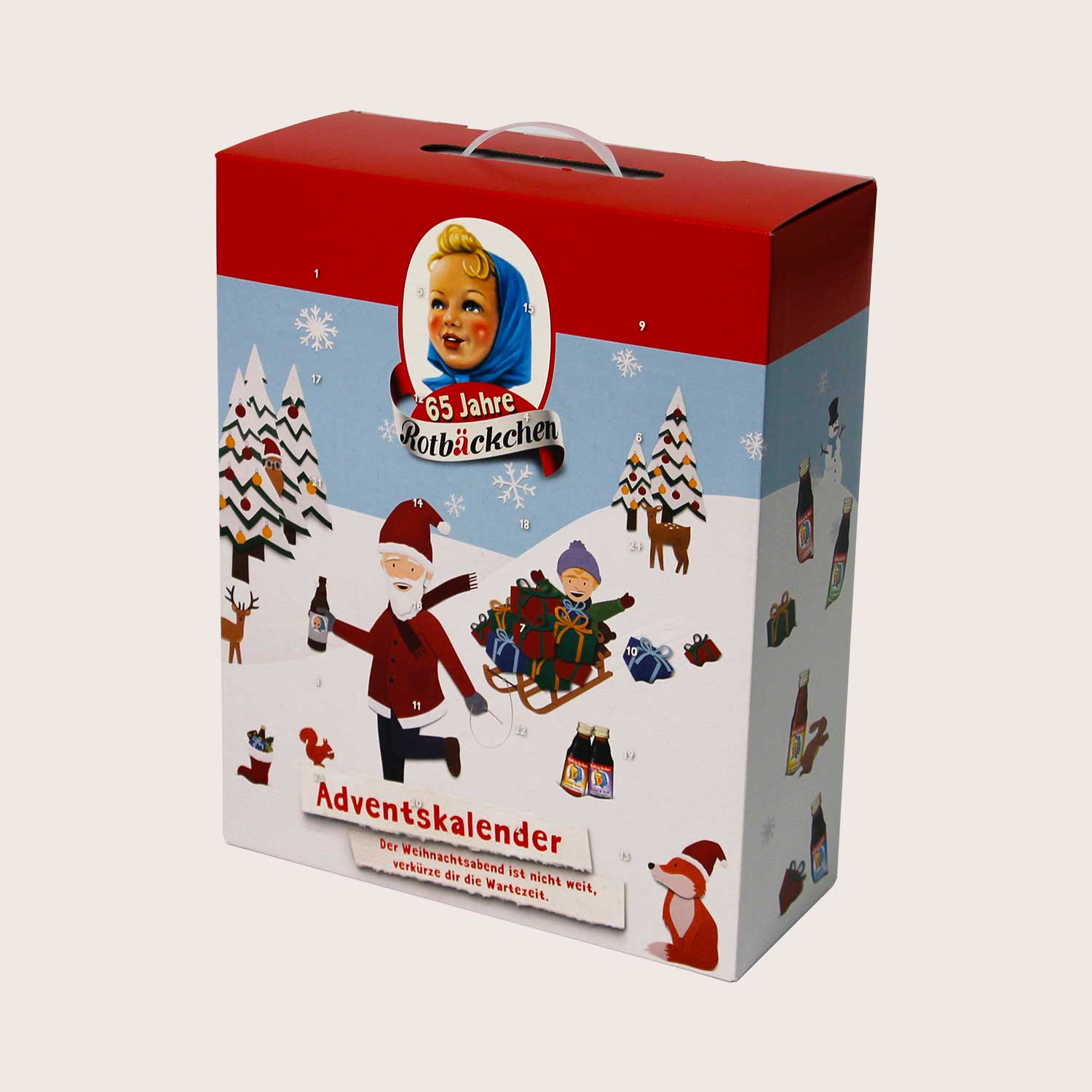 Advent calendar as product packaging