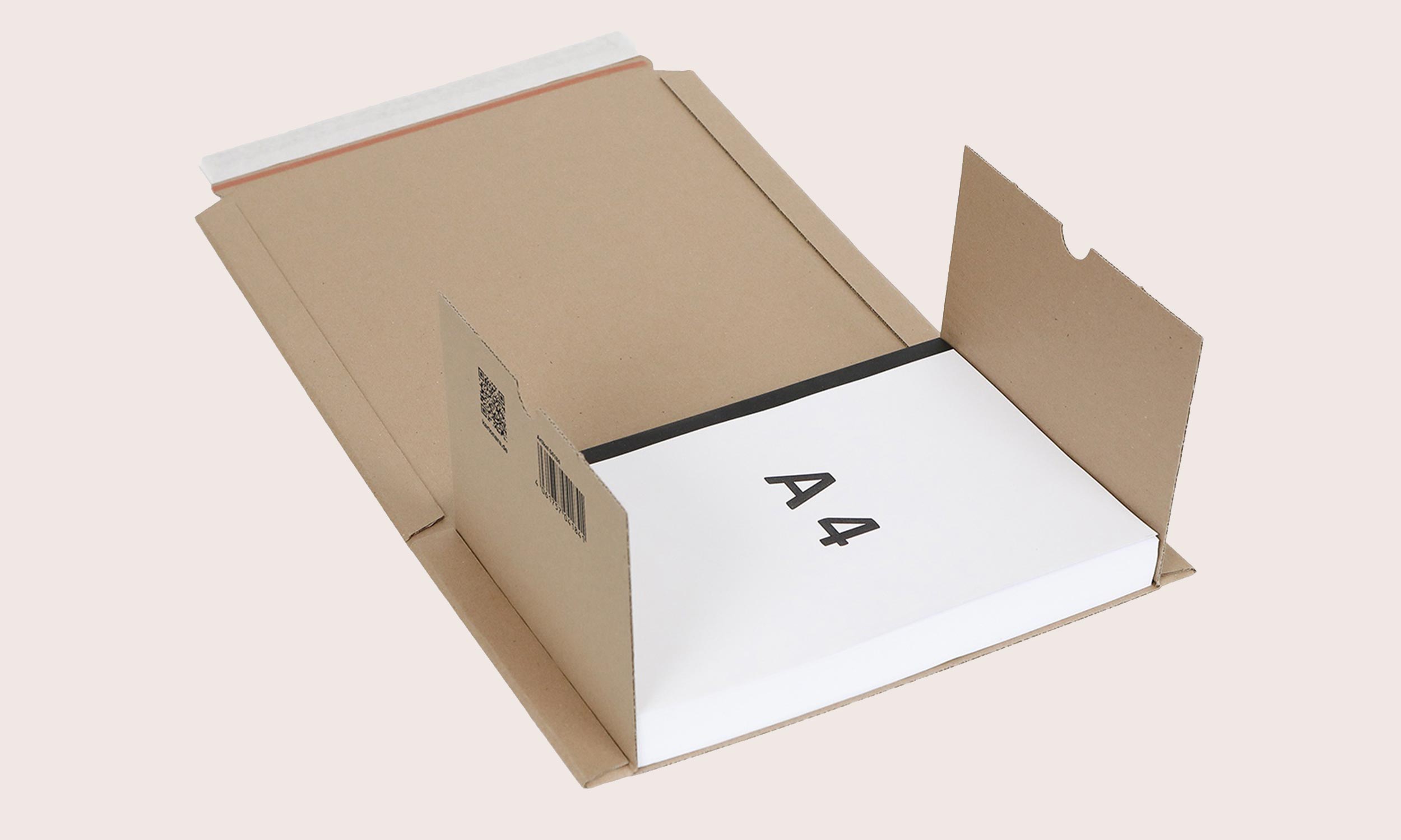 Book packaging for DIN A4