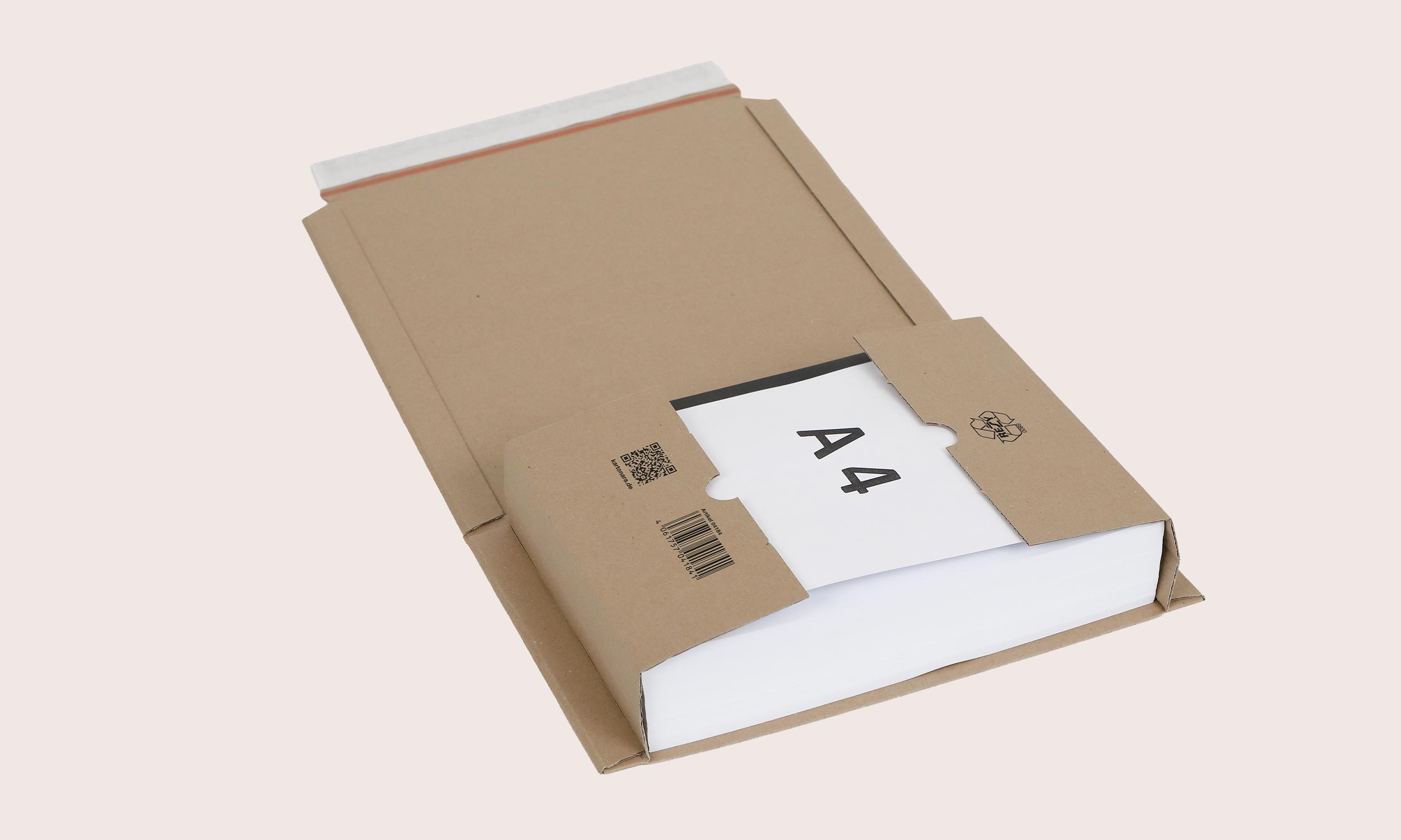 Emballages de livres destinés pour l’envoi par voie postale
