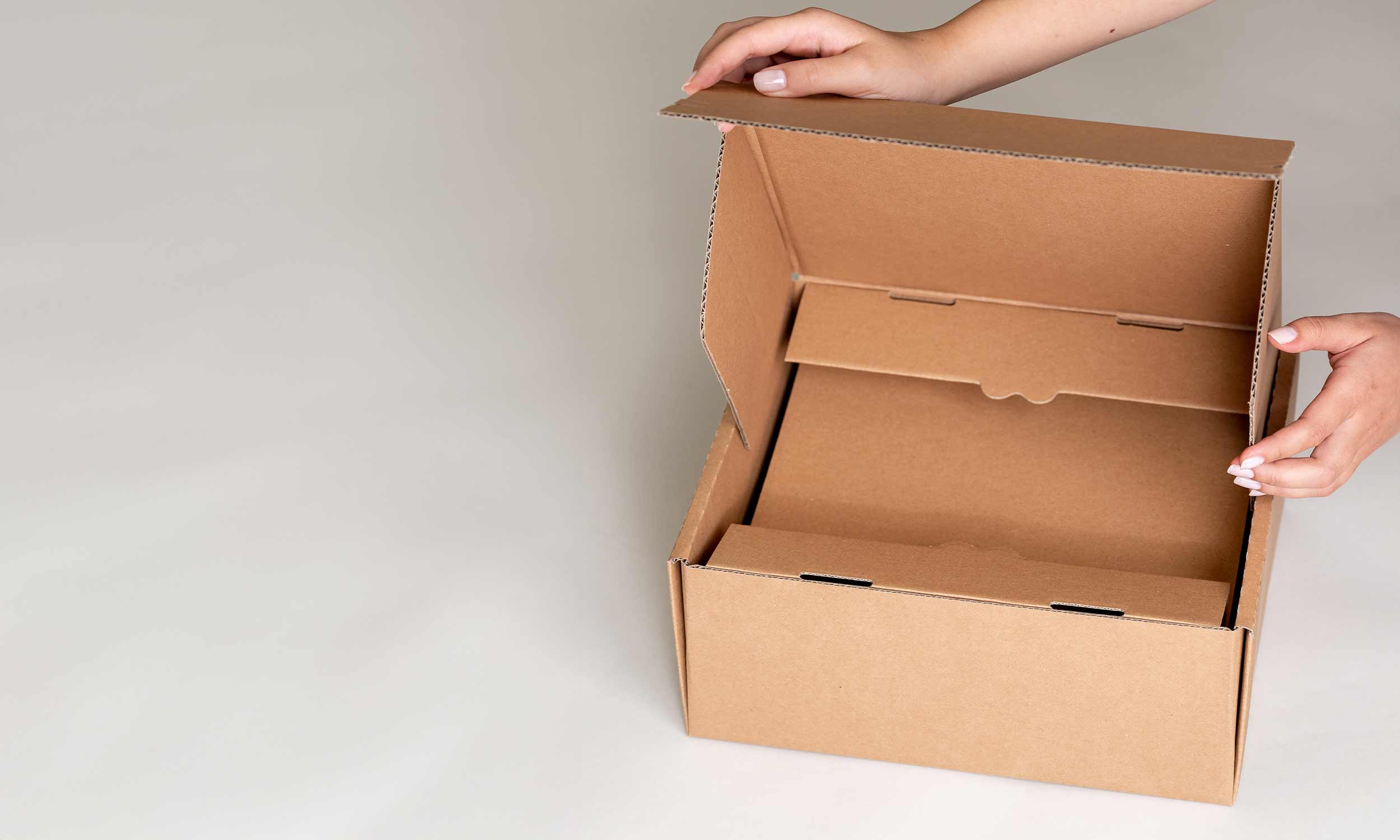 Krabice pro e-commerce s fixací