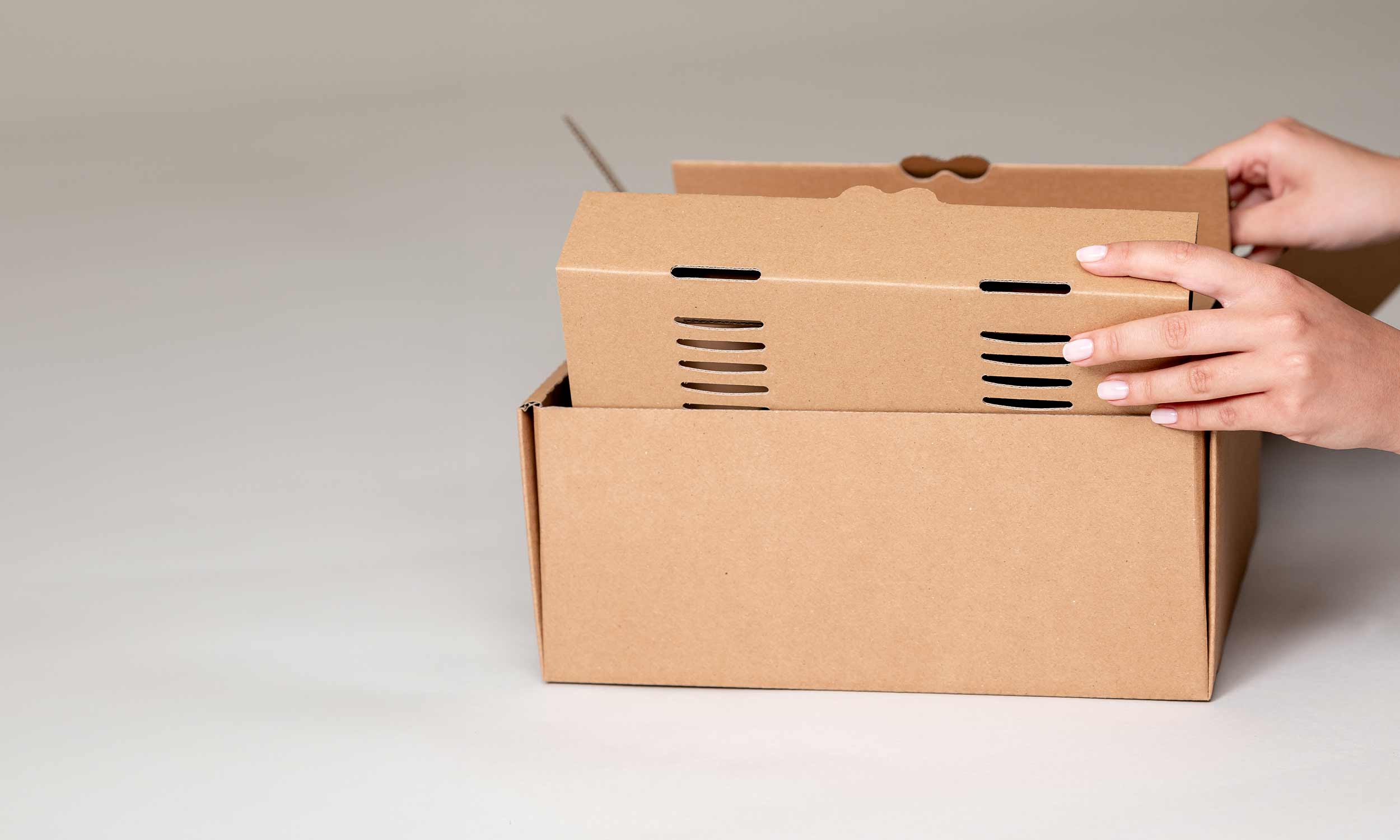 Krabice pro e-commerce na ochranu výrobků