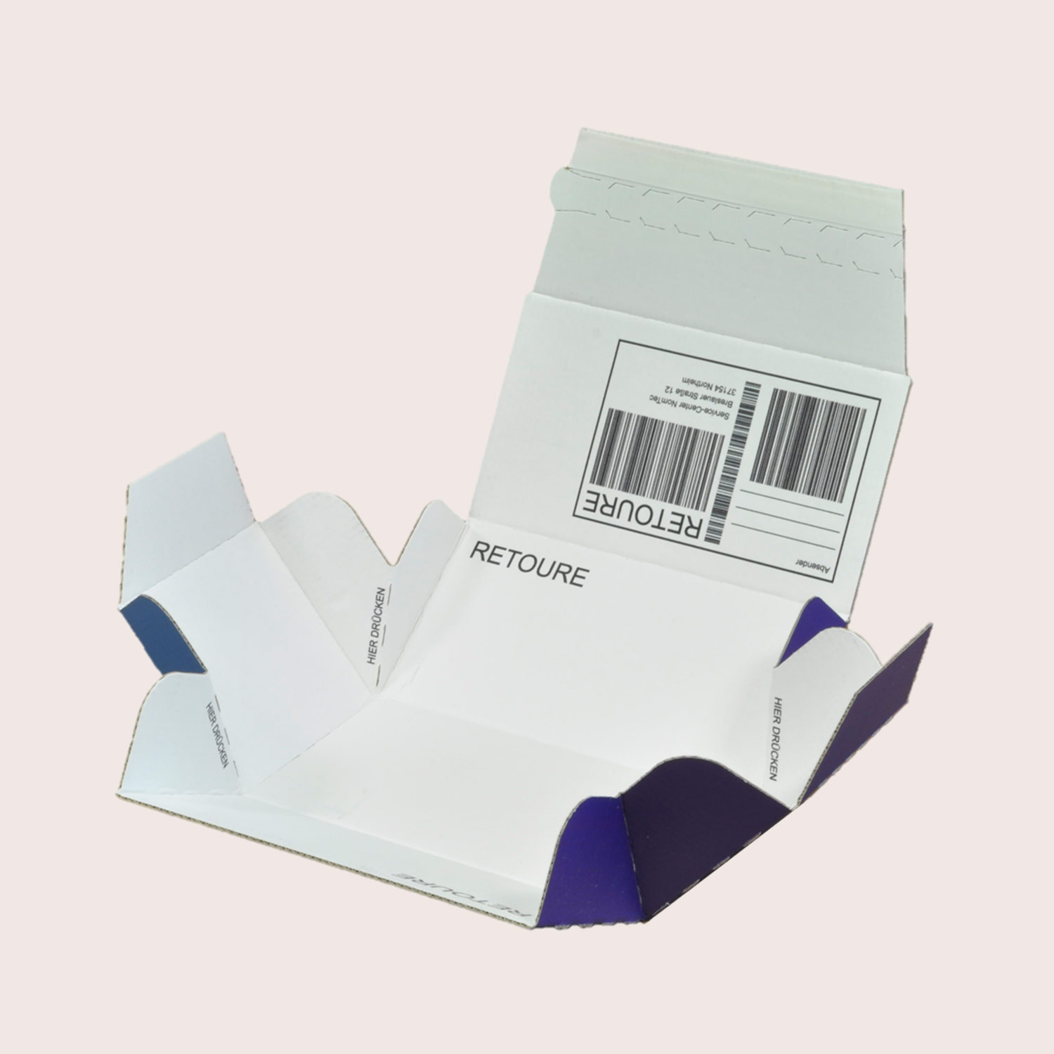 Shipping packaging for multiple use