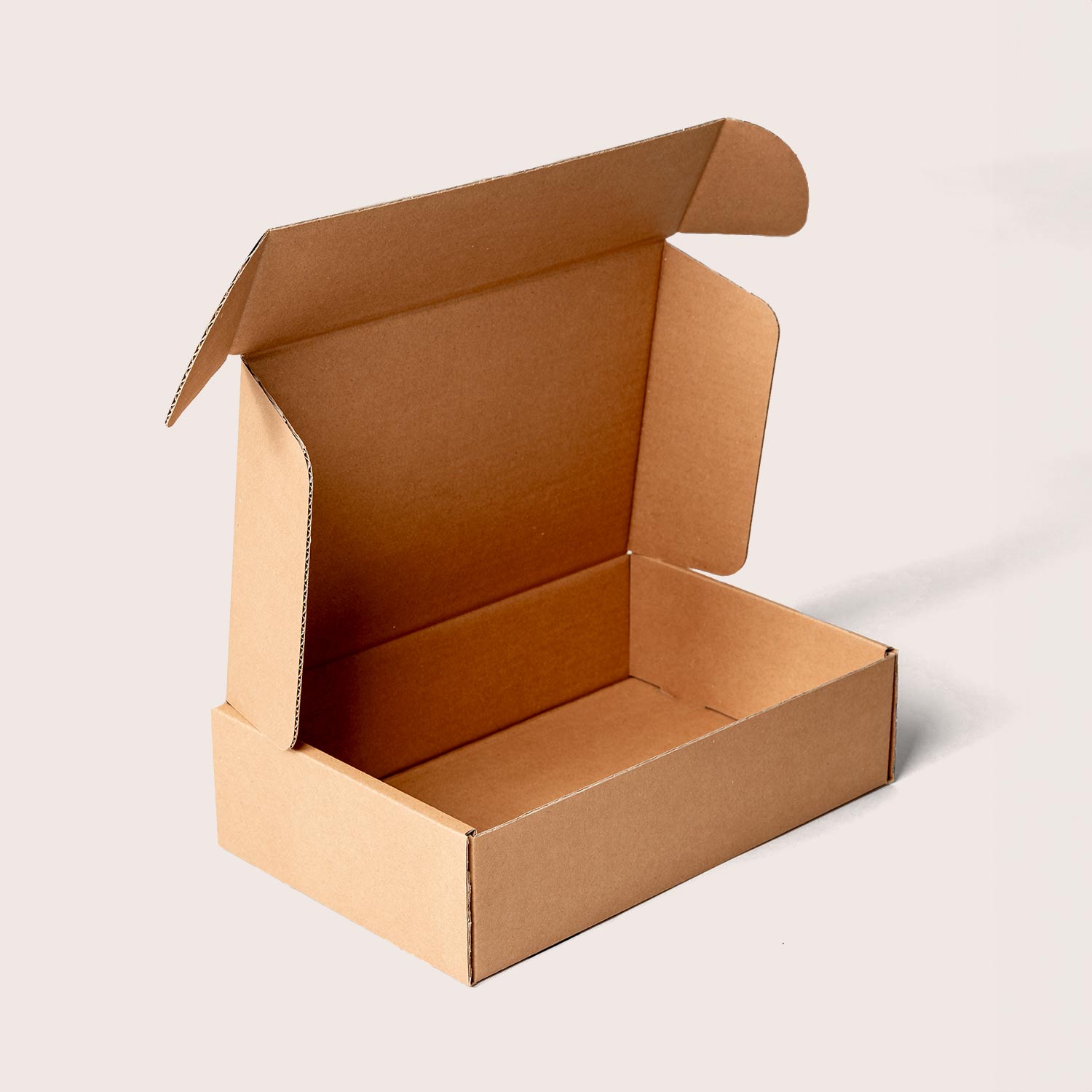 Folding box made from corrugated cardboard