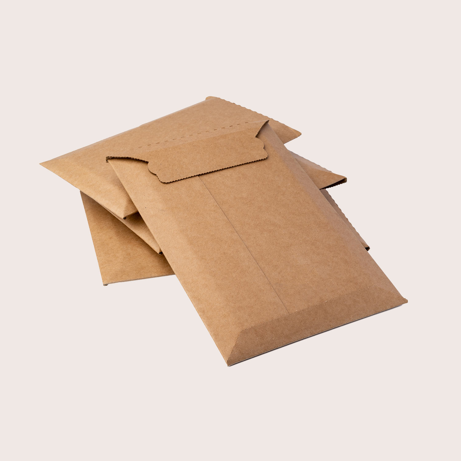 Corrugated cardboard shipping bag
